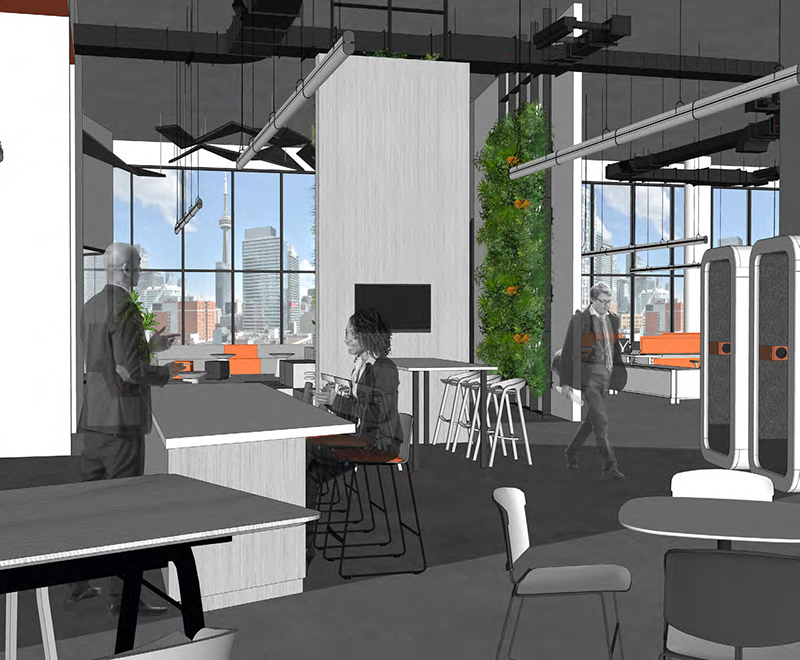 building-experience2 people walking in an office